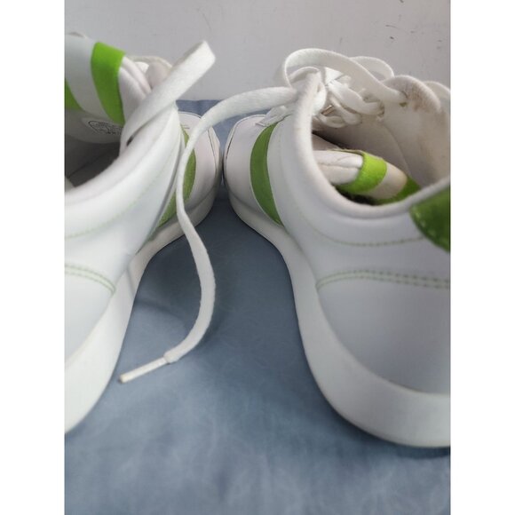 Reebok G Unit White & Green Leather Sneaker  Shoes Women's Size 9 Vintage - Picture 7 of 16